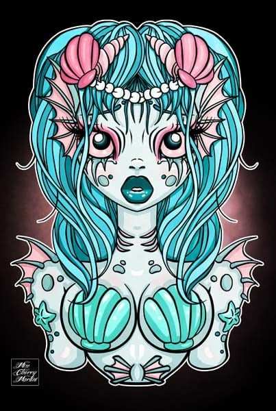 Black Market Art Company My Little Mermaid Print - Black Market Art Company - Flyclothing LLC
