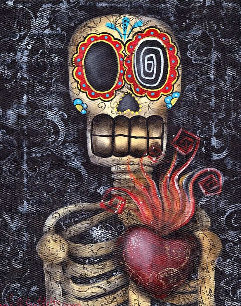 Black Market Art Company My Sacred Heart Print - Black Market Art Company - Flyclothing LLC