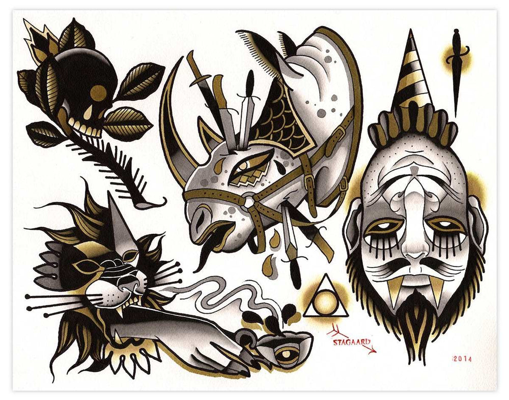 Black Market Art Company Mystic Print - Black Market Art Company - Flyclothing LLC