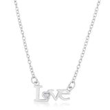 Love Script Necklace - JGI - Flyclothing LLC
