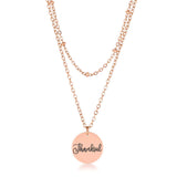Delicate Rose Gold Plated Thankful Necklace - JGI - Flyclothing LLC