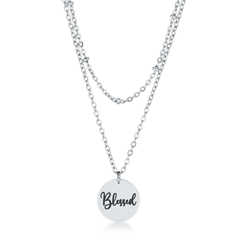 Delicate Stainless Steel Blessed Necklace - JGI - Flyclothing LLC