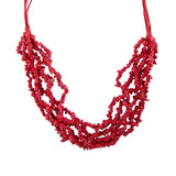 Six Strand Red Magnesite Necklace - Barse Jewelry - Flyclothing LLC