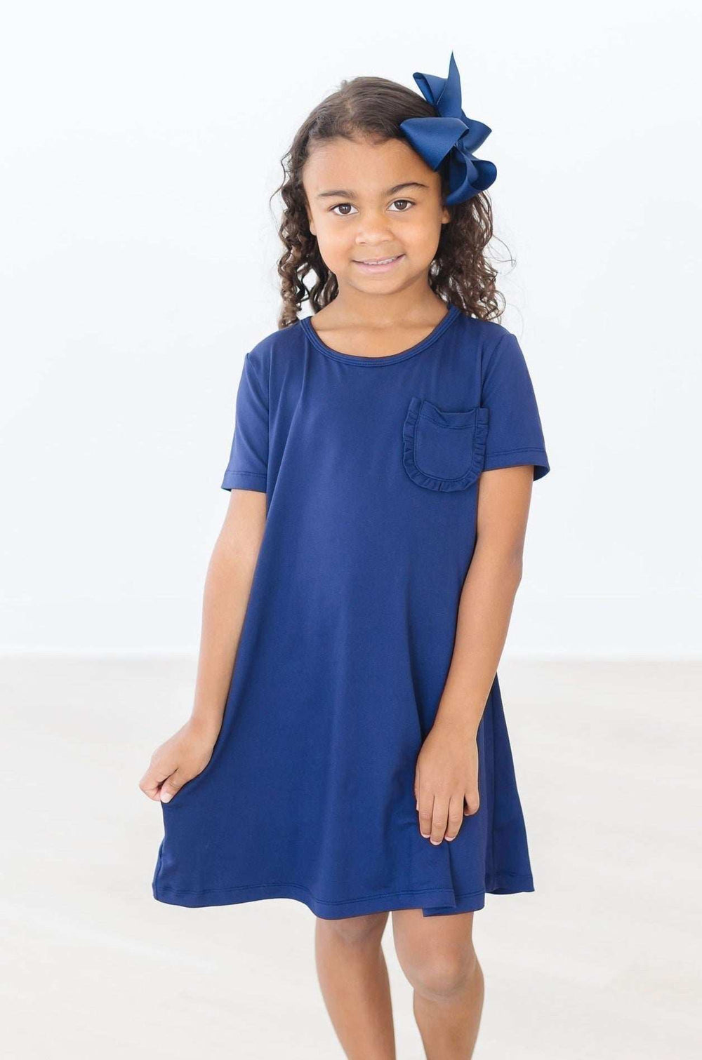 Navy T-Shirt Dress - Mila & Rose ® - Flyclothing LLC