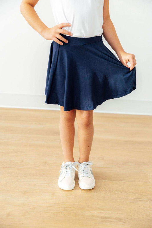 Navy Twirl Skort - Mila & Rose ® - Flyclothing LLC