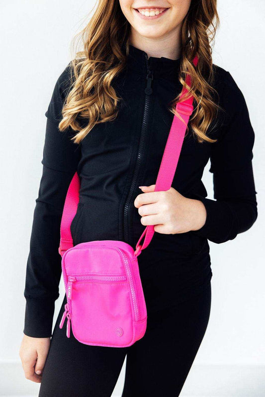 Neon Pink Crossbody Bag - Mila & Rose ® - Flyclothing LLC