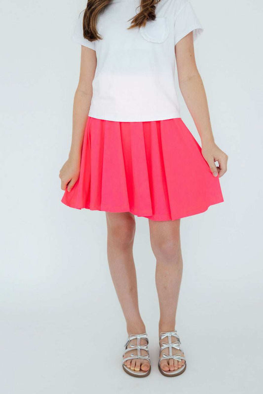 Neon Pink Twirl Skort - Mila & Rose ® - Flyclothing LLC