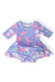 Neon Moon 3/4 Sleeve Twirl Bodysuit - Mila & Rose ® - Flyclothing LLC