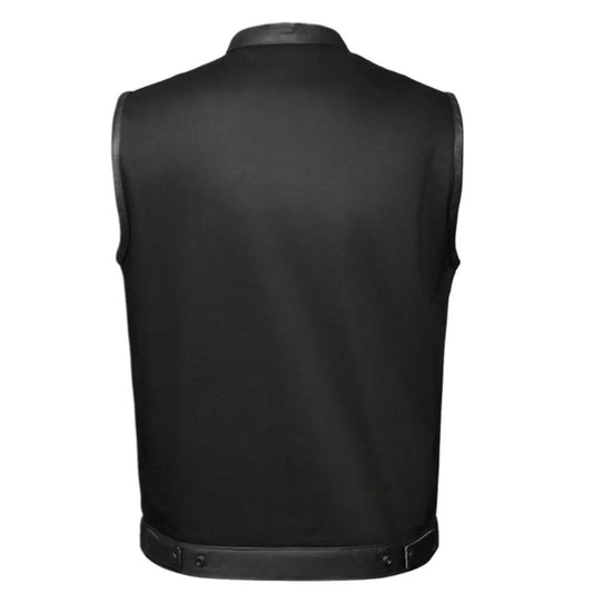 Nightrider - Mens Denim Leather Club Vest