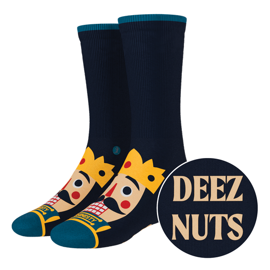 The Nut King | Nutcracker Heel Hammock™ Crew Socks - Shinesty - Flyclothing LLC