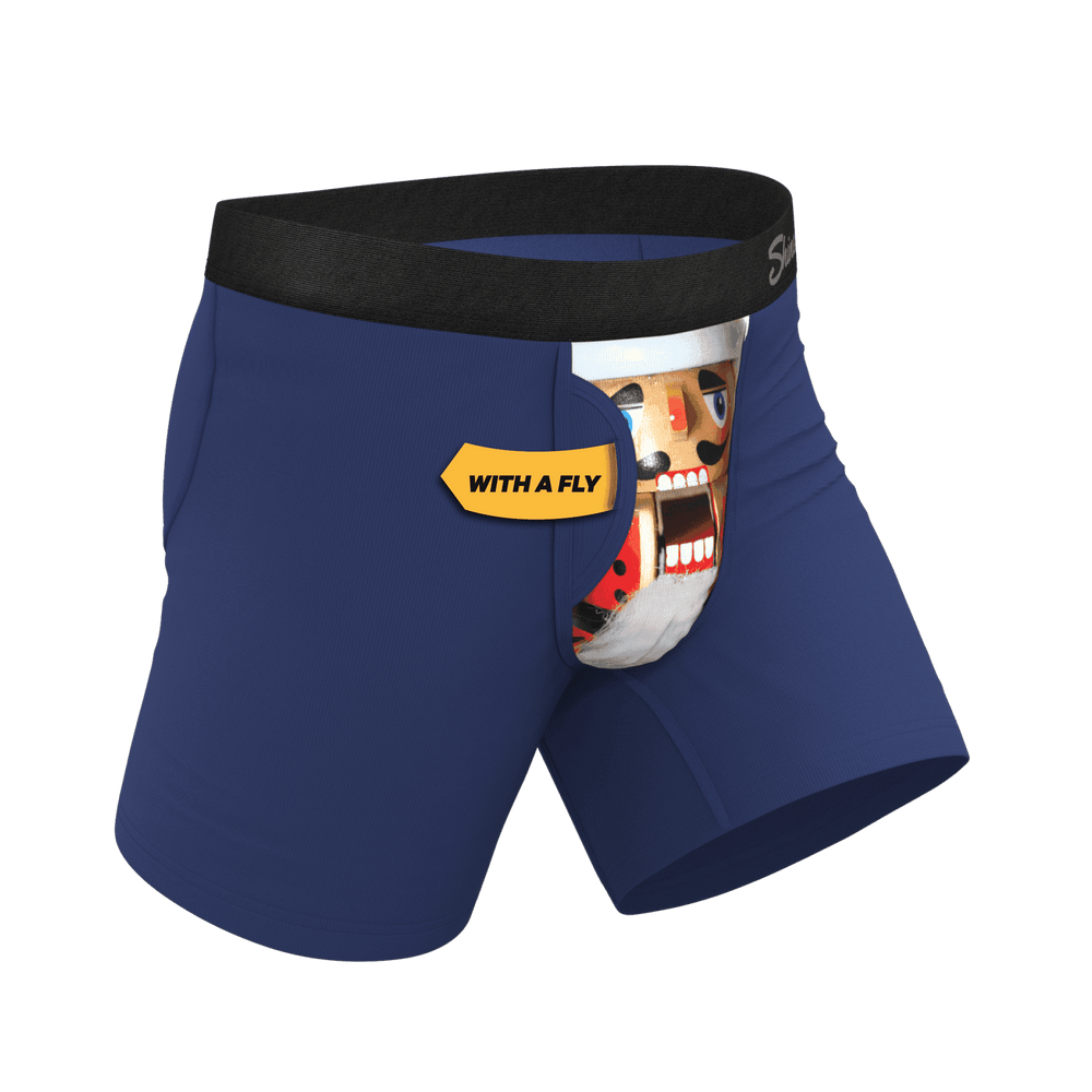 The Nutty Soldier | Nutcracker Ball Hammock® Pouch Underwear With Fly - Shinesty - Flyclothing LLC