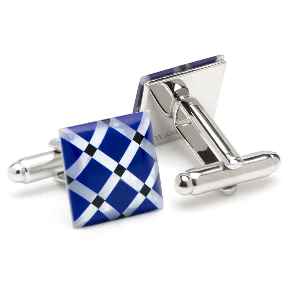 Mother of Pearl Diamond 5-Stud Set - Cufflinks.com - Flyclothing LLC