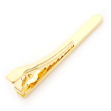 Gold Etched Lines Tie Clip - Cufflinks.com - Flyclothing LLC