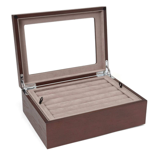 Espresso Cufflinks Collector's Case - 72 pairs - Cufflinks.com - Flyclothing LLC
