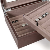 Espresso Cufflinks Collector's Case - 72 pairs - Cufflinks.com - Flyclothing LLC