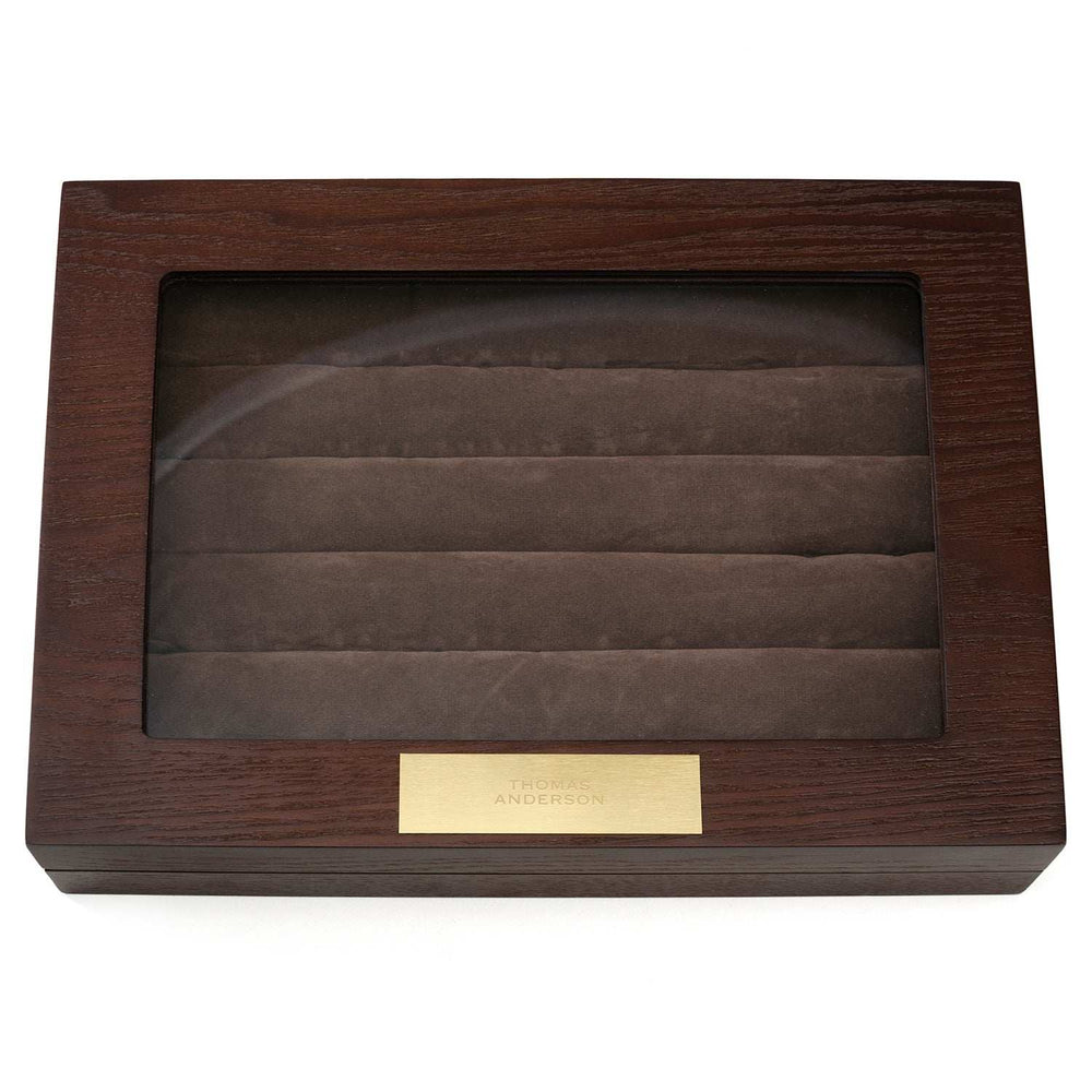 Espresso Cufflinks Collector's Case - 72 pairs - Cufflinks.com - Flyclothing LLC