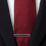 Onyx Inlaid Tie Clip - Cufflinks.com - Flyclothing LLC