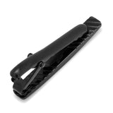 Gunmetal and Onyx Inlaid Tie Clip - Cufflinks.com - Flyclothing LLC