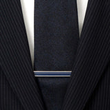 Navy Enamel Inlaid Tie Clip - Cufflinks.com - Flyclothing LLC