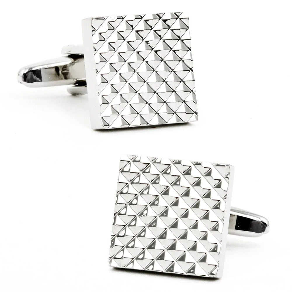 Apex Square Cufflinks - Cufflinks.com - Flyclothing LLC