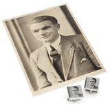 Custom Engraved Square Photo Cufflinks