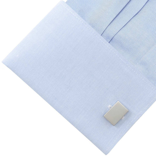 Stainless Steel Engravable Presidential Cufflinks - Cufflinks.com - Flyclothing LLC