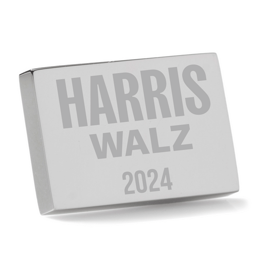 Stainless Steel Engravable Presidential Lapel Pin - Cufflinks.com - Flyclothing LLC