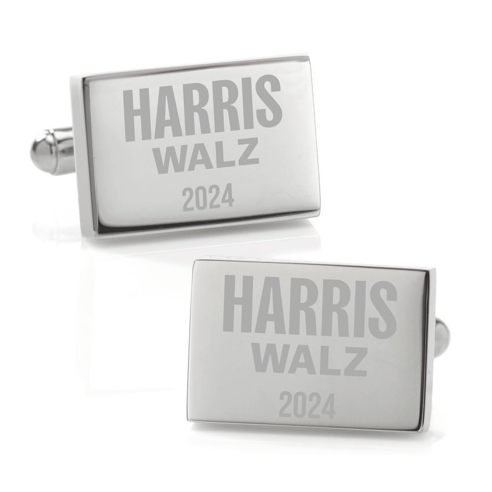 Stainless Steel Engravable Presidential Cufflinks - Cufflinks.com - Flyclothing LLC