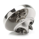 Stainless Steel Engravable Round Infinity Lapel Pin - Cufflinks.com - Flyclothing LLC