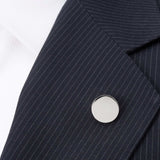 Stainless Steel Engravable Round Infinity Lapel Pin - Cufflinks.com - Flyclothing LLC