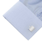Stainless Steel Engravable Etched Frame Cufflinks - Cufflinks.com - Flyclothing LLC