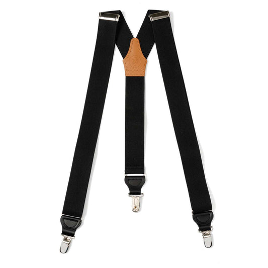 Black Convertible Suspenders - Cufflinks.com - Flyclothing LLC