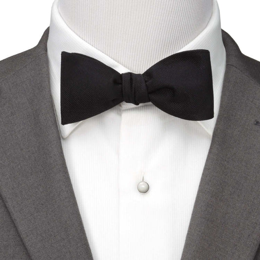 Black Self Tie Bow Tie - Cufflinks.com - Flyclothing LLC