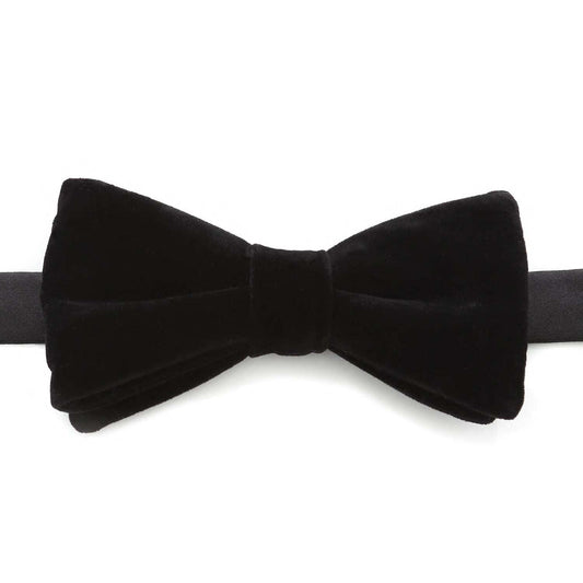 Black Velvet Bow Tie - Cufflinks.com - Flyclothing LLC