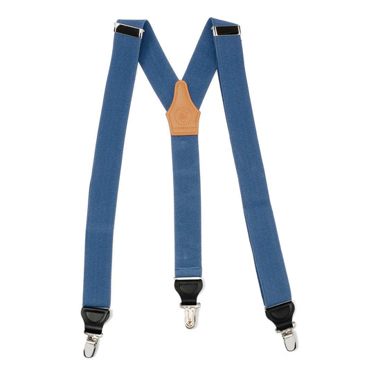 Blue Convertible Suspenders - Cufflinks.com - Flyclothing LLC