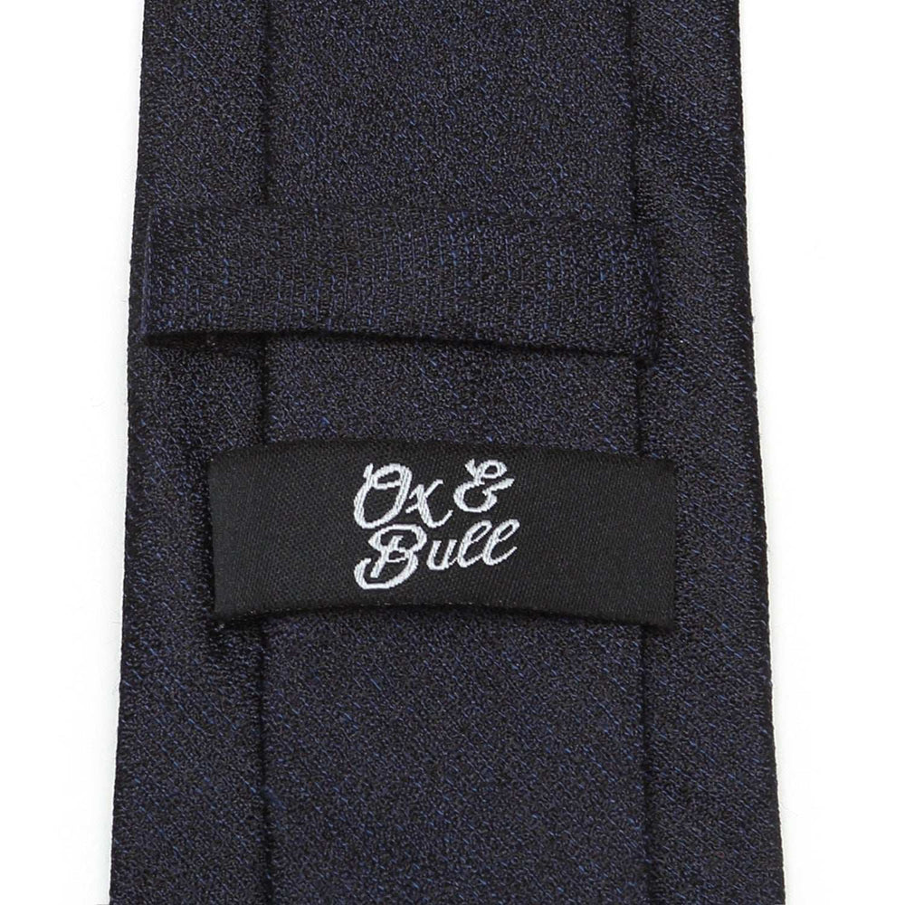 Heathered Blue Wool Men's Tie - Cufflinks.com - Flyclothing LLC
