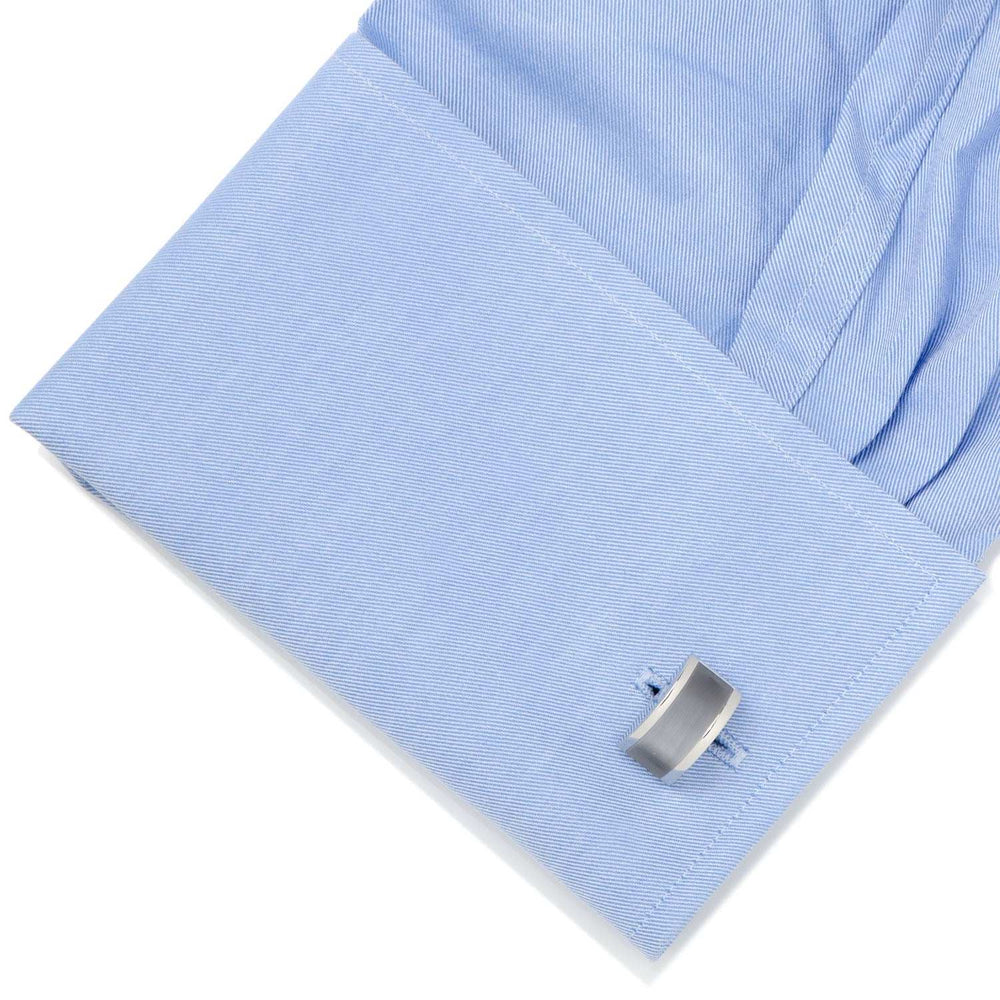 Gray Cat's Eye Bridged Cufflinks - Cufflinks.com - Flyclothing LLC