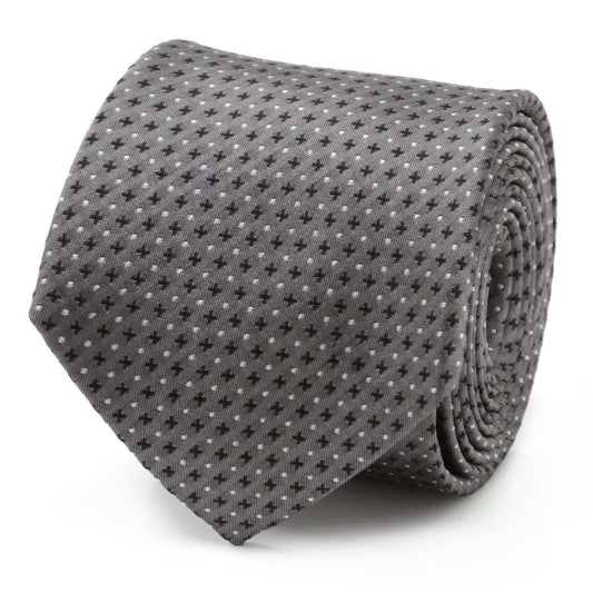 Gray Cross Dot-Men's Tie - Cufflinks.com - Flyclothing LLC