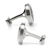 Best Dad Black Stainless Steel Cufflinks