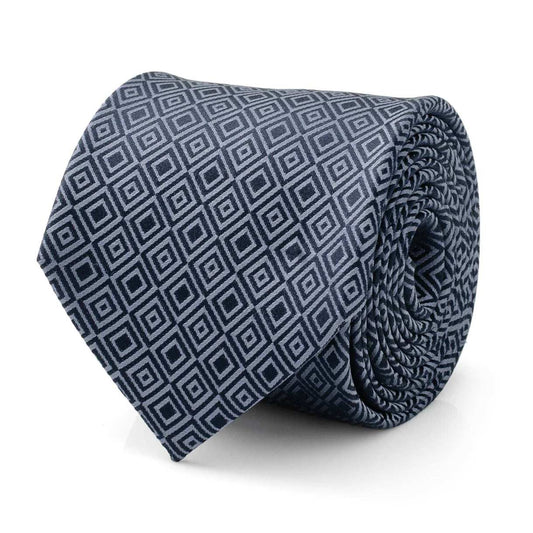 Navy Patterned Men's Tie - Cufflinks.com - Flyclothing LLC