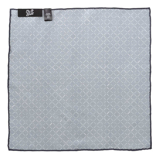 Navy Diamond Pocket Square - Cufflinks.com - Flyclothing LLC