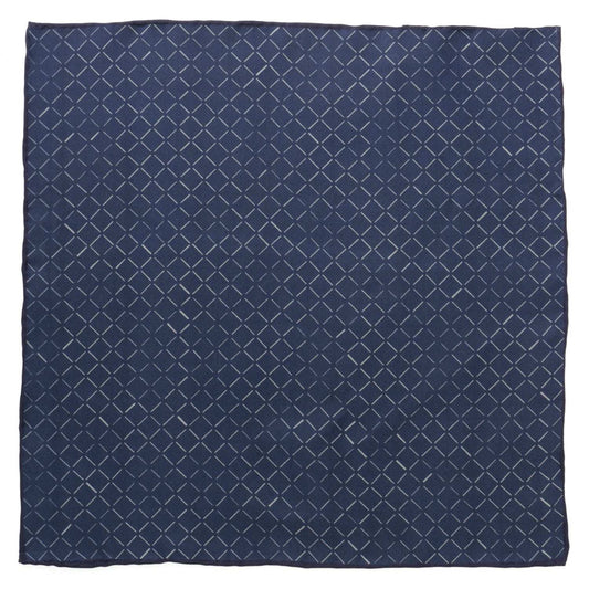 Navy Diamond Pocket Square - Cufflinks.com - Flyclothing LLC