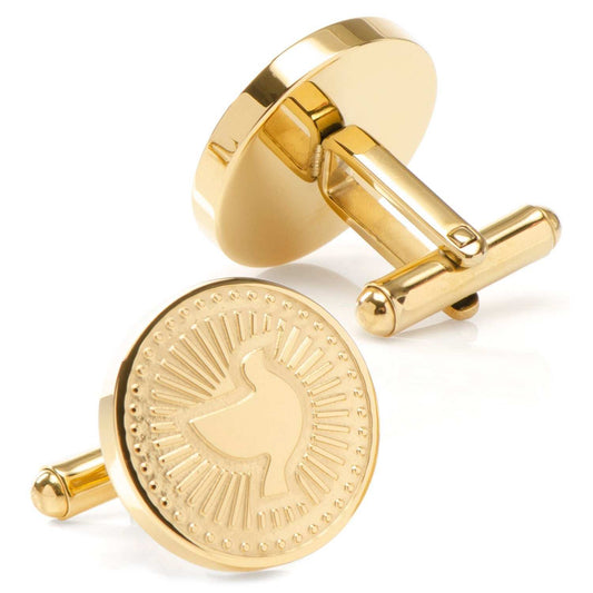 Gold Dove Radial Cufflinks - Cufflinks.com - Flyclothing LLC