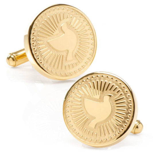 Gold Dove Radial Cufflinks - Cufflinks.com - Flyclothing LLC