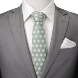 Daisy Soft Green Men's Tie