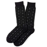 Dot Patterned Black Men's Socks - Cufflinks.com - Flyclothing LLC