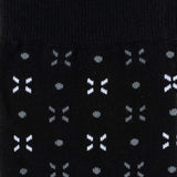 Dot Patterned Black Men's Socks - Cufflinks.com - Flyclothing LLC
