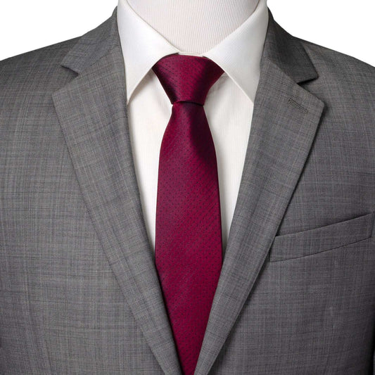 Red Pin Dot Men's Tie - Cufflinks.com - Flyclothing LLC