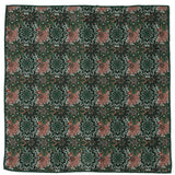 Green Floral Pocket Square - Cufflinks.com - Flyclothing LLC