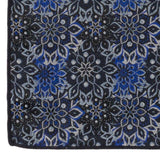 Navy Floral Tie and Pocket Square Gift Set - Cufflinks.com - Flyclothing LLC